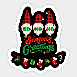 Merry and Bright Holiday Lights Sticker